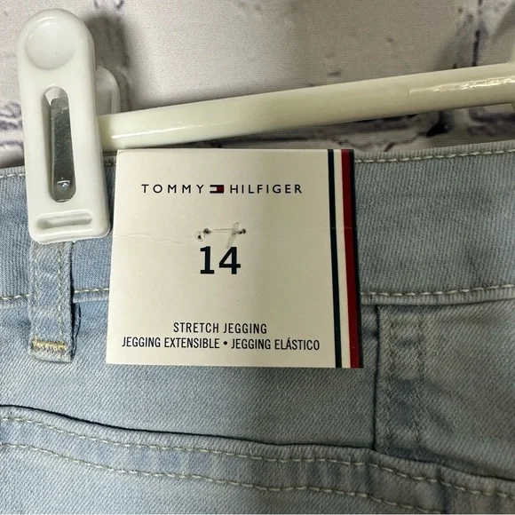 Tommy Hilfiger Light Blue Skinny Jeans for Girls - Picture 4 of 4